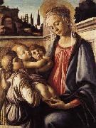 Sandro Botticelli Madonna and Child and Two Angels china oil painting reproduction